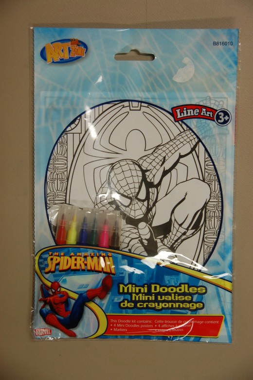 Spiderman mini-poster.  