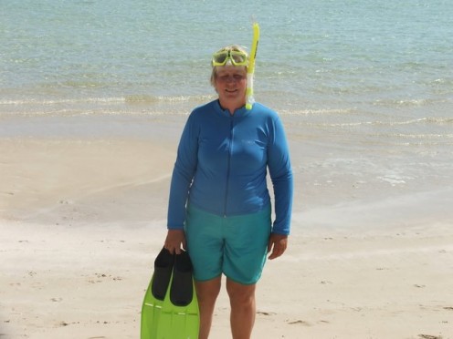 Sensible beach attire: my version