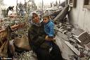 Palesting, a poor, hopeless nation razed to the ground by Israeli weapons.    dailymail.com photo