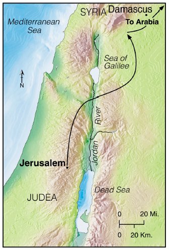 Saul's journey to Damascus