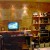 Office with impressive pine office desk set up. Office with impressive pine office desk set up.
