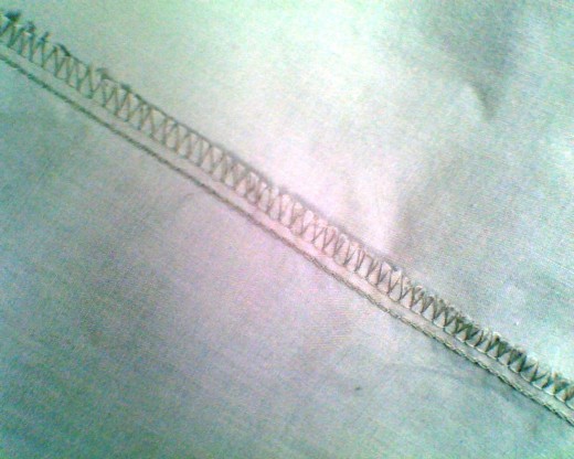 If you're stitching looks like this, you have a fake coach. This stitching is from my Cowboy & Indians shirt.
