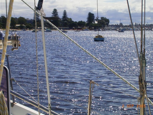 The Christmas holiday’s mornings are also spent on the Swan River.