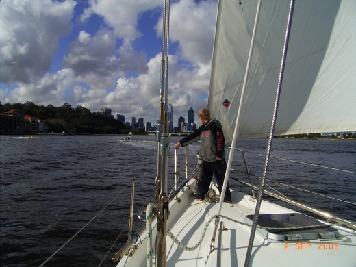 Sailing on the Swan River is a family custom now.