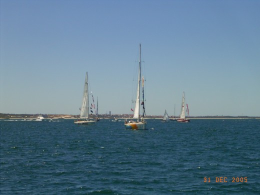 Taking part in the annual Christmas Yacht Race was another dream that came true for them.