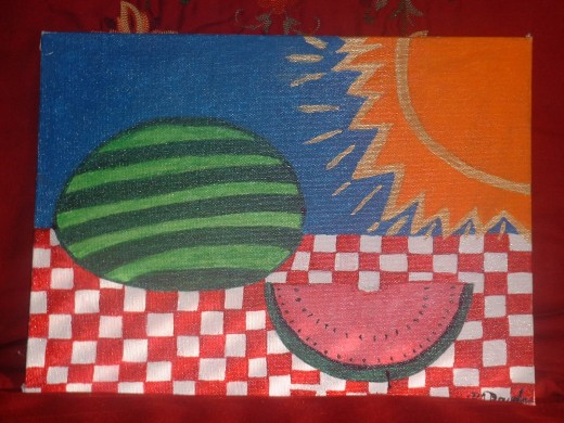 You can plant and grow anything in your organic vegetable and herb garden, even water melons.