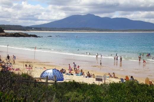 Bermagui has lovely swimming beaches.