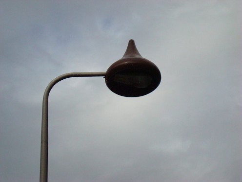 Chocolate Kiss streetlight on Chocolate Avenue, Hershey, Pennsylvania (photos public domain).