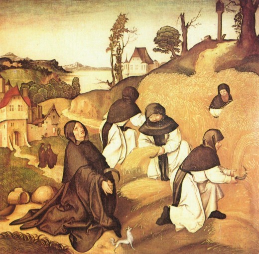 CISTERCIAN MONKS BACK IN THE DAY