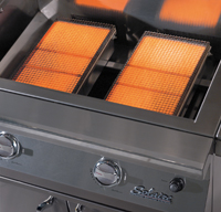 Infrared gas grills will create over a thousand degrees at the cooking surface within a minute of lighting the grill.