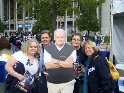 LaVell Edwards at the game.