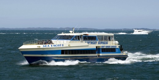 Sea Eagle iii Ferry traveling to Rottnest Island