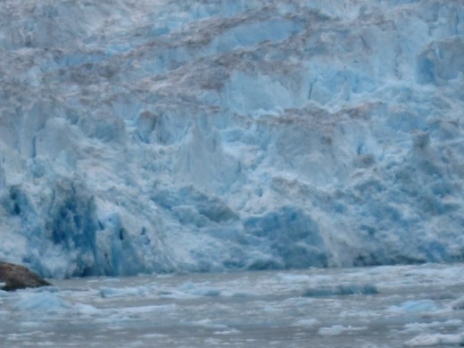 Close up of glacieer