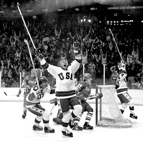 Miracle on Ice: USA defeats USSR at the 1980 Winter Olympics