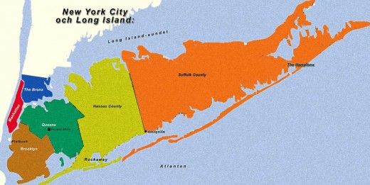 Long Island.  Source:  Wikimedia Commons under GNU Free Documentation License