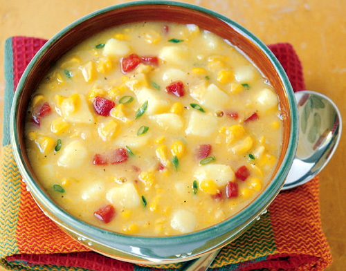 Corn Chowder Is Oh So Delicious Especially If Made With Fresh Corn Just Cut Off The Cob