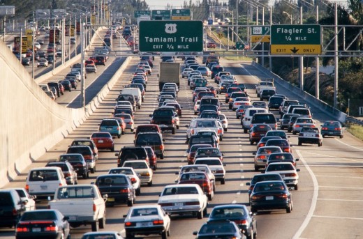 Traffic is a major contributor to noise pollution (Courtesy of Iphone Matters)