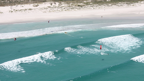 Kite Surfers - Bloubergstrand