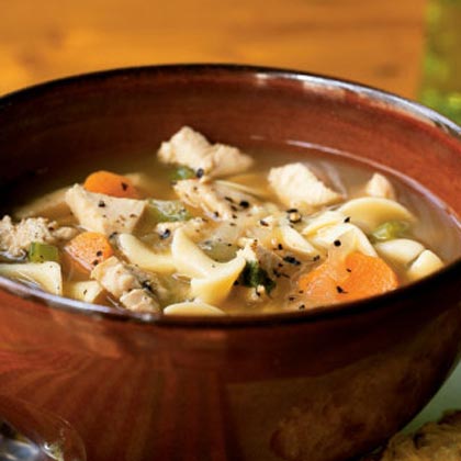 Here's a new and unusual recipe for turkey soup. This way you can use your left over turkey. 