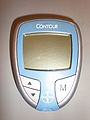diabetic meter from wikimedia GNU free documentation license