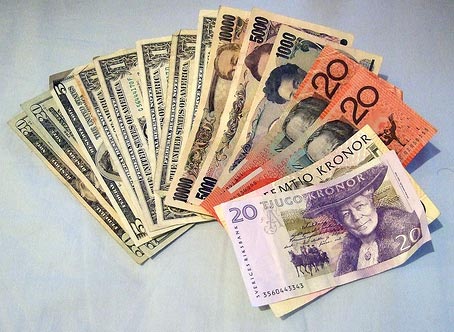 US Dollar, Japanese Yen, Australian Dollar, Swedish Krona