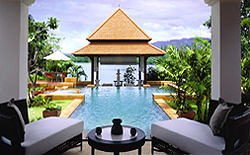 The Banyan Tree style villas...