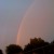 One end of the double rainbow. One end of the double rainbow.