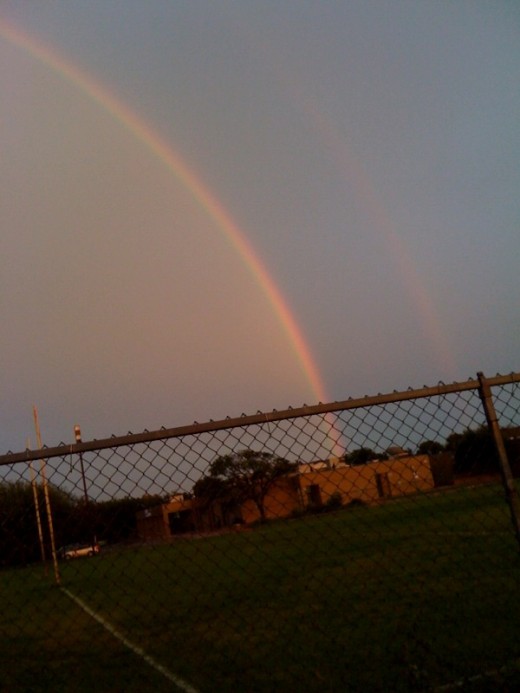 The other end of the double rainbow.