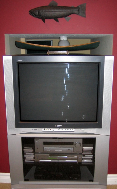 cubby for television