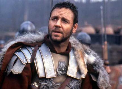 Gladiator, Russell Crowe as Maximus Aurelius, 2000