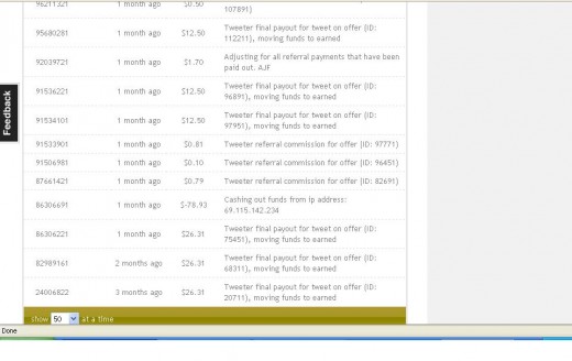 SponsoredTweets is legit!  Check out a screenshot of my payments. 