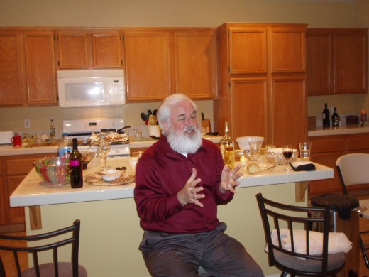 And old friend who looks much younger when he is not playing Santa Claus for the Holidays