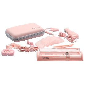 Pink Nintendo case and accessories