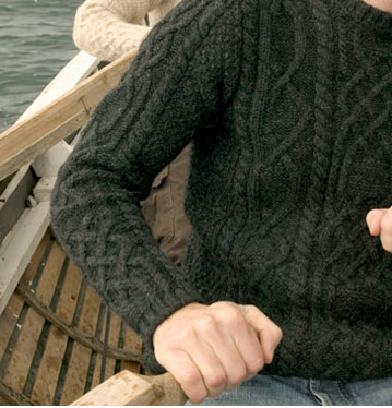 www.inismeain.ie for the original of the species: Aran jumpers.