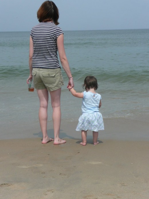 As a kid, there is always someone there to hold my hand when I peer across the abyss