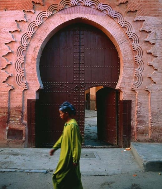 The Morocco you imagine, wonderful carvings on Arabesque doorways..