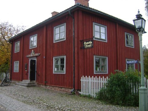 Old Bank in Gamla Linkoping , the starting poing