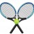 Crossed tennis rackets clipart