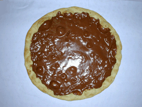 Pizza with Nutella