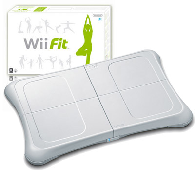 The Wii Balance board became a huge hit with Nintendo's Wii Fit.