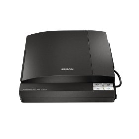 Black Epson photo scanner