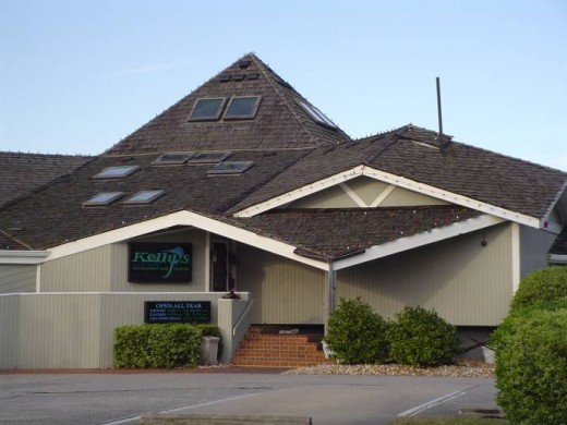 Kellys Outer Banks Restaurant and Tavern located at milepost 10.5, on Hwy 158, Nags Head, NC