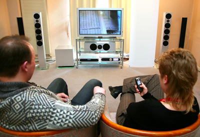 An example of a home theater setup