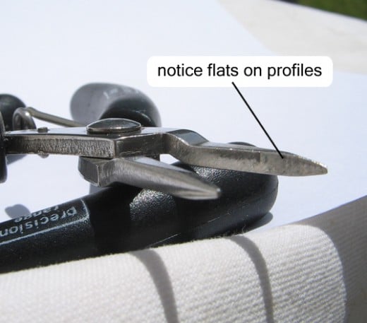 Flat nose pliers profile