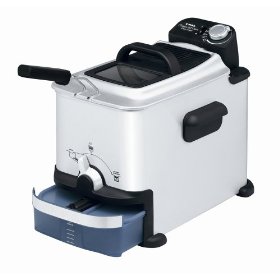 EZ Clean stainless steel mini deep fat fryer