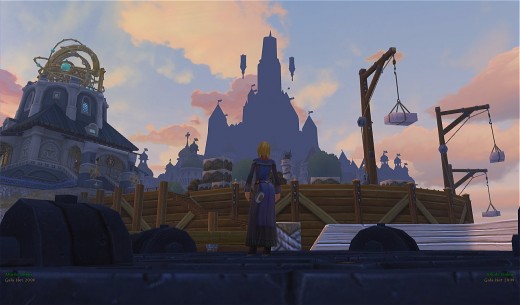 For contrast, here's what the League city of Novograd. It's a little more high fantasy.