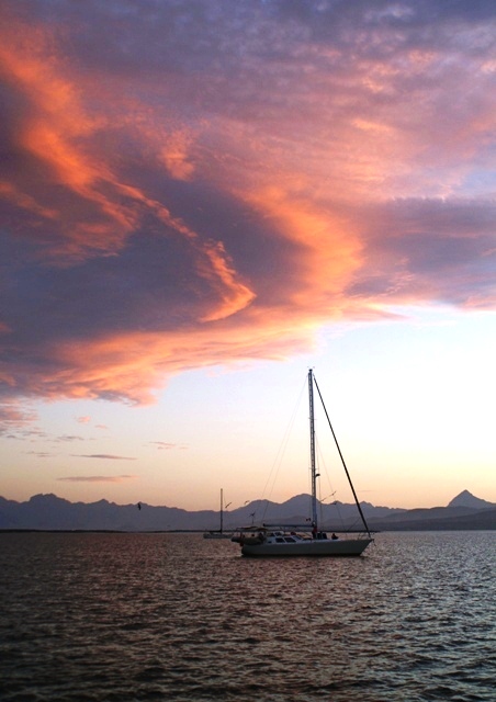 Sunset at Islas Los Coronados - North of Loreto, MX - Sea of Cortez