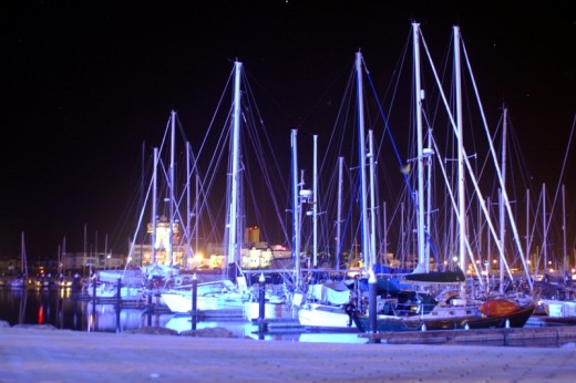 The evening glow at Marina Mazatlan - Sabalo Estuary - Mazatlan, MX