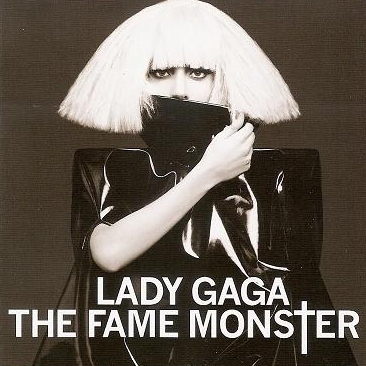 This is the cover of Lady Ga Ga's "Fame Monster CD" There are some interesting photos inside as well.