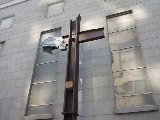 An iron beam from World Trade Center